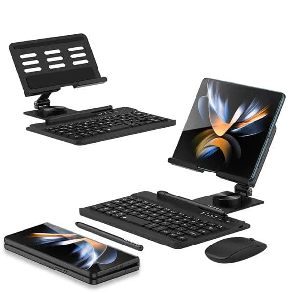 Samsung Galaxy Z Fold 4 Fold 3 Fold 2 Fold 1 Mobile Phone Bracket Folding Bracket Bluetooth Keyboard Bluetooth Mouse Capacitive Pen