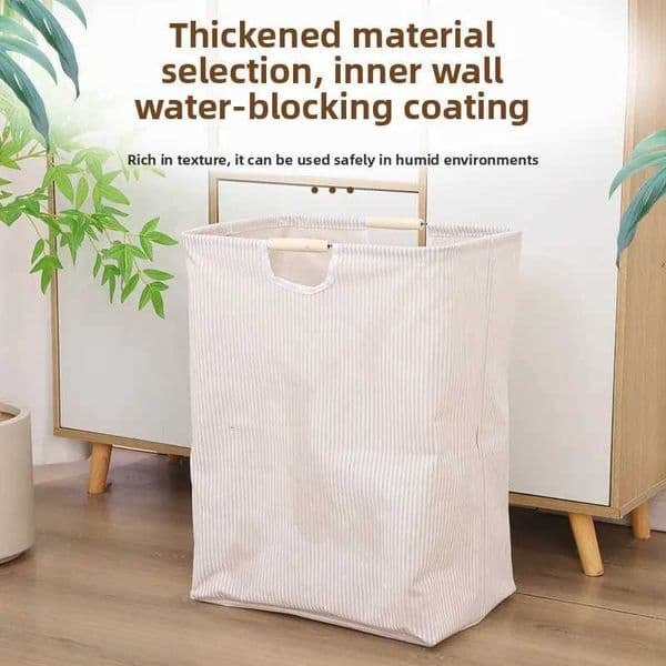 1PC A Portable Foldable Fabric Waterproof Bathroom Storage Basket For Dirty ClothesJ260527