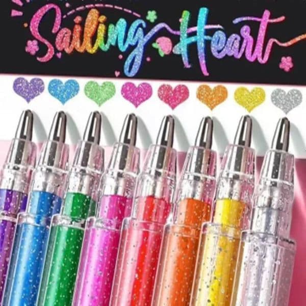 8/24/60-Color Glitter Gel Pen Set "Flowing Crystal"&"Sparkling Starlight"Series Designed For Journaling And Drawing, Christmas
