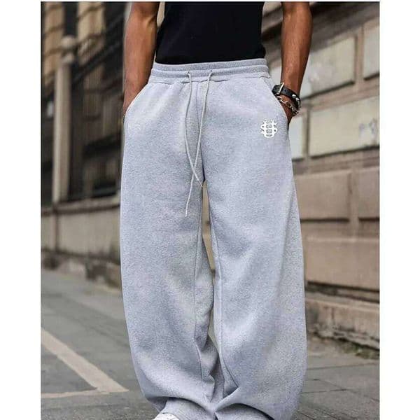 American Knife Street Printed Wide-leg US Dollar Logo Sports Long Pants, Cool and Trendy Autumn Men's Gifts 26L0527