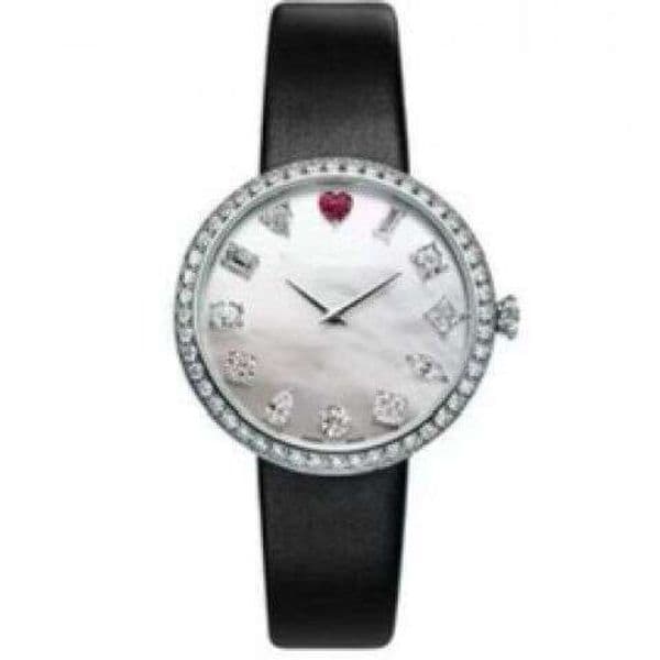 New high-end luxury Tidi model diamond-encrusted watch. Best-selling black and white two-tone high-quality waterproof women's watch