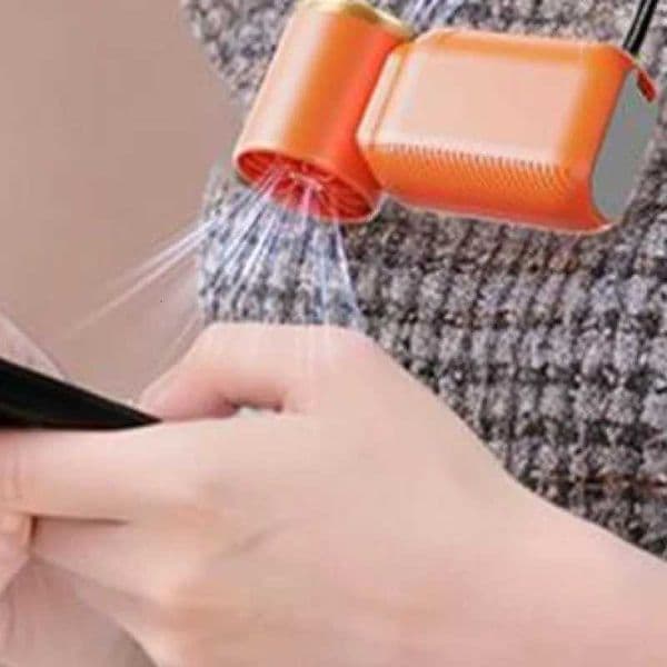 Portable Handheld Turbo Fan 199 Speed Rechargeable Personal Fan with Flashlight Small Pocket Fans for Outdoor TravelR260527