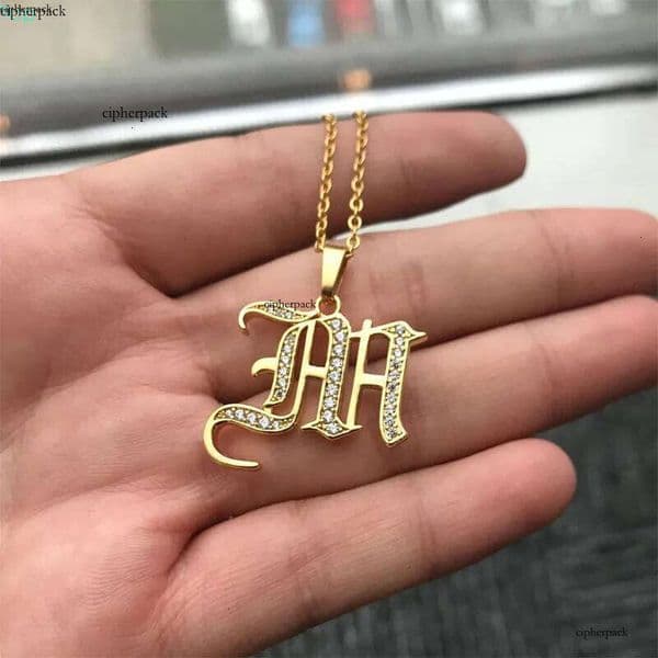 Capital Initial Stainless Steel Jewelry for Women Letter Necklace Pendant Chain Choker Minimalist Valentine Bijoux Gift