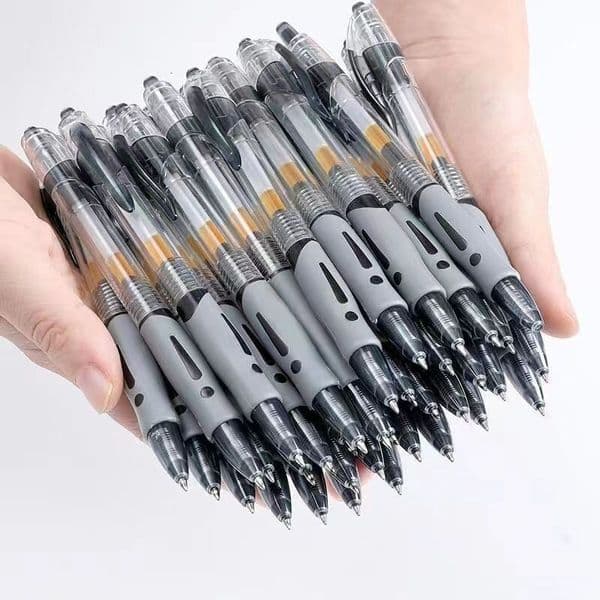 Retractable Gel Gp1008 Carbon Ink Signature Ballpoint Bullet Tip Student Exam Pen