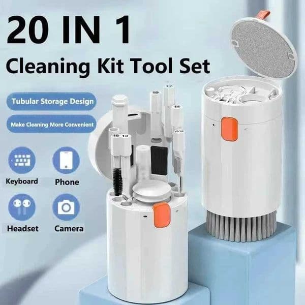 20 in 1 Digital Cleaning Kit Phone Camera Laptop keyboard Cleaning brush key Screen cleaner Dust Collector Christmas gift Z260527