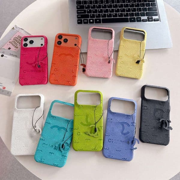 Designer Phone Case Chanel Style Coque Telephone Luxe Protective Case Compatible With 17 Pro Max Hot Selling Light Luxury New Anti Drop Shockproof Case