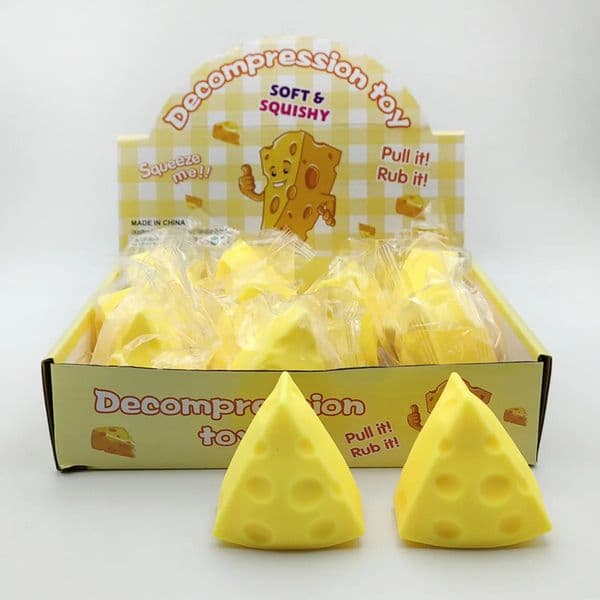 Cute Molding Fun Unique Douyin Style Cheese Stress Relief And Venting Ball Foreign Trade New Model Wholesale 002