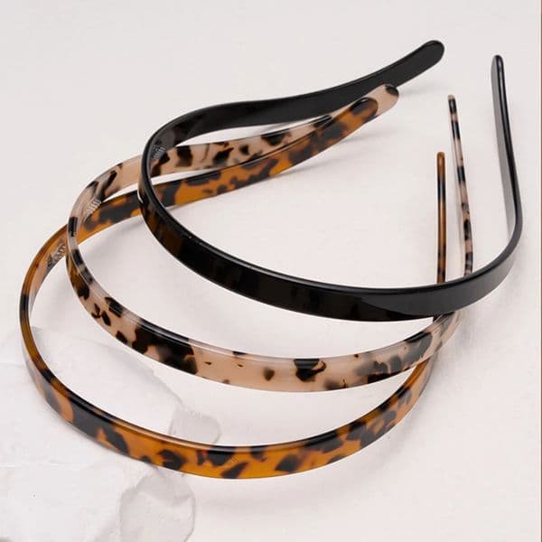 Fashion Acetate Eyewear Headbands Non-Slip Leopard Print Hairband With Shark Tooth For Women Girl Makeup Shower Bangs Fixed Hair260527
