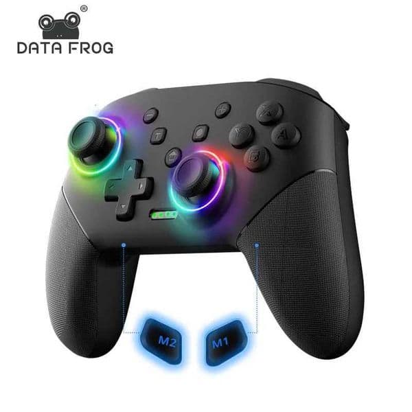 DATA FROG Wireless Controller For Switch OLED/Lite Console Pro Gamepad with 1000Mah Battery Programmable Turbo Function Z260526
