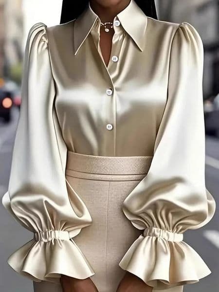 Women Blouses 2026 Spring Autumn Long Sleeve Blouse Woman Shirt Office Elegant Work Top Blusas Mujer De Moda 260528