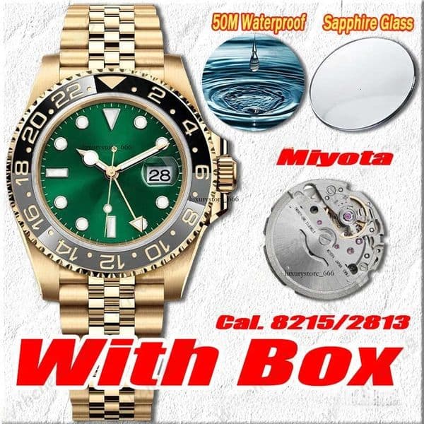 Luxury Mens Designer Watches High Quality AAA 8215/2813 Automatic Mechanical Watch Sapphire Waterproof 904L Stainless Steel Luminous Fashion Men Wristwatch