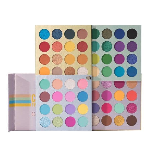 Beauty Glazed 64 Color Twist Eyeshadow Palette 4 IN 1 Turning PageShimmer Matte Glitters Makeup TrayGifts For Women M260527