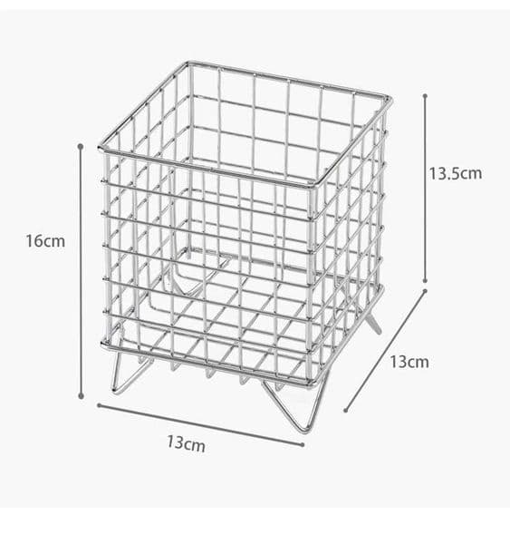 6 Colors Iron Storage Rack Desktop Book Pen Storage Box Large-Capacity Basket Home Office Student Dormitory Sundry Container NewJ260527
