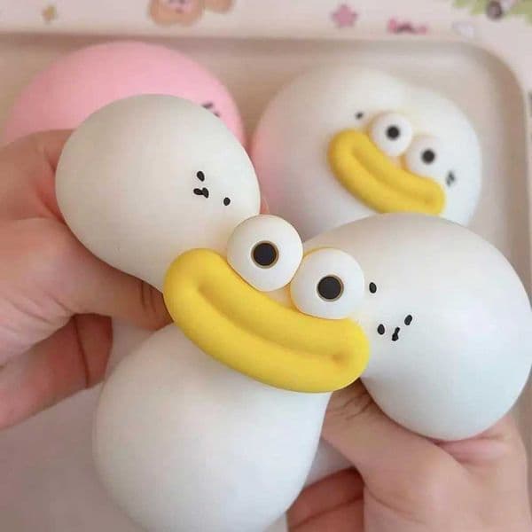 Big Mouth Mantou Stress Relief Toy Squeeze Balls Stress-Relief Squishy Toys Slow Rebound Sensory Fidget Toys For Adults Kids Z260528