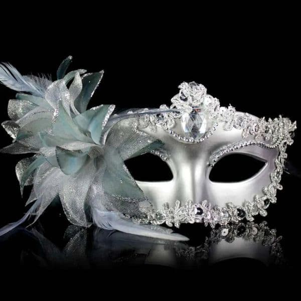 2026 Dance Party Diamond Venetian Feather Flower cologne Wedding Carnival Performance Costume Sexy Lady Mask perfume Masquerade Christmas Free Shipping 16 022