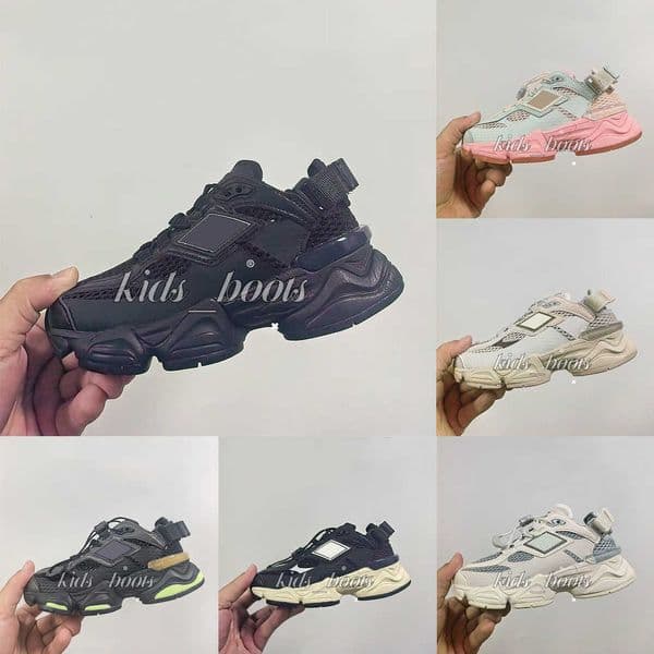 Kids Running Shoes 9060 Toddler Sneakers Youth Designer Boys Girls Dhgate Shoe Runner Black White Blue Sports Trainers Baby Shoes 26-37 Y260528