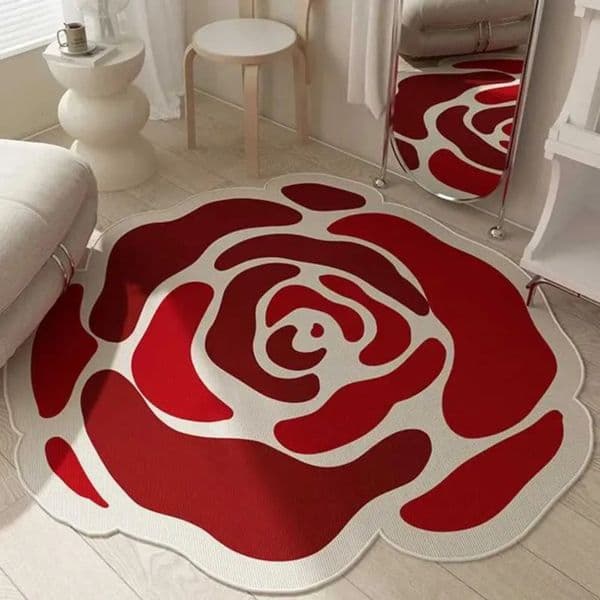 2026 Luxurious Floral Crystal Velvet perfume Floor Office cologne Nonslip Bedroom Carpet Carpets For Living Room Bath Mat Home Decoration Free Shipping 6 13 5
