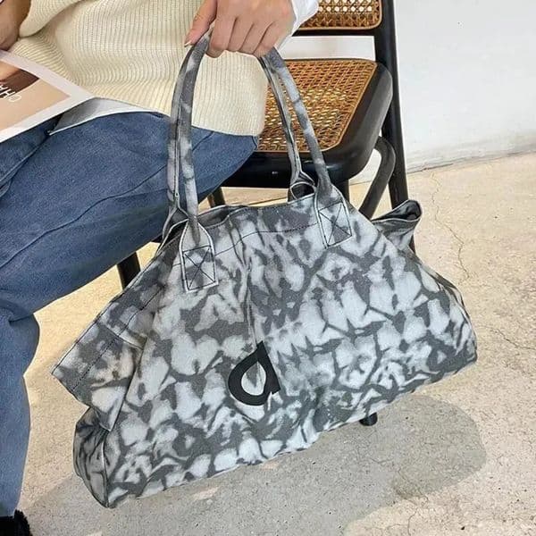 Designer Fiess Designer Canvas Tote Bags - Large Capacity Yoga/Short Trip art Shopper Unisex Handheld Travel Bag Men/Women Hot Collection Free Shipping 13 9