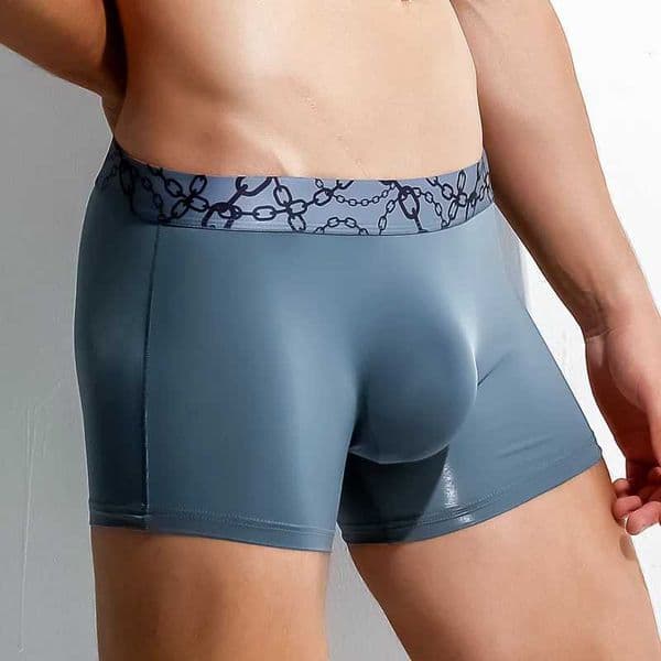 Mens underwear Mens ice silk seamless thin summer transparent breathable sexy boxers L260527