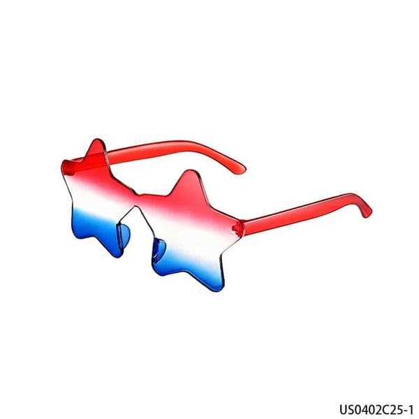 4th of July USA Flag Sunglasses Patriotic Novelty Sunglasses American Independence Day Party Photo Prop C260528