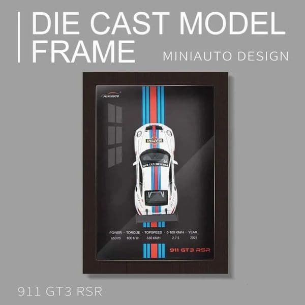 Plane 1 32 Photo Frame Version Alloy Metal Sports Model Simulation 3D Racing slot car Car Hanging Painting Collection Kids Gifts Decoration Car Tr