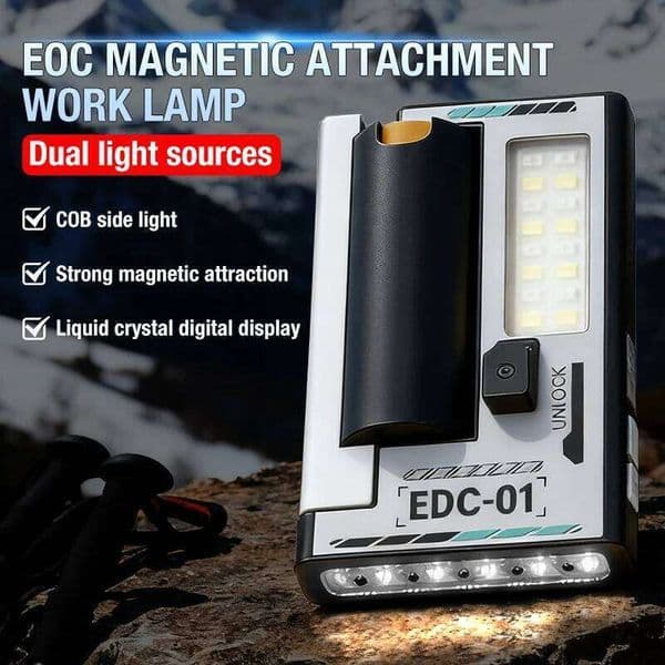 Compact Multi-Functional Flashlight Emergency Warning Light Portable with 18650 Battery Replacement Support Safety Equipment S260527