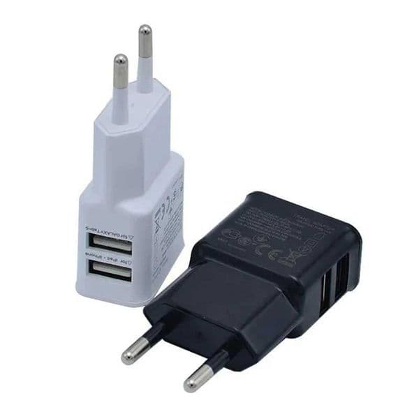 5V 2A USB Charger Travel Wall Charging Head Mobile Phone Dual USB Charger AC Adapter Portable EU Plug For iPhone Samsung Z260528