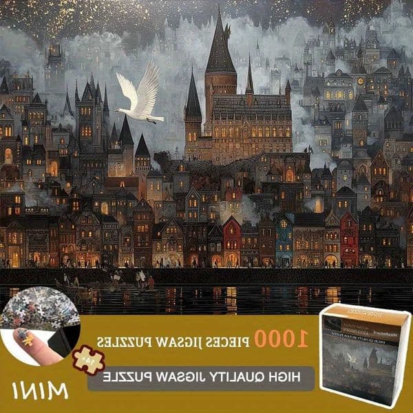 1000-Piece Premium Mini Art Puzzle - 15x10 Inch Large Paper Jigsaw for Adults Ultimate Christmas Gift for Puzzle Connoisseurs M260528