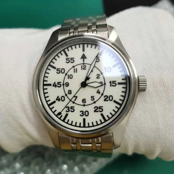 DD40mm Vh31 Beat Quartz Men es Sapphire Crystal waterproof 5Bar 316L Stainless Steel vintage Pilot Men Q260528
