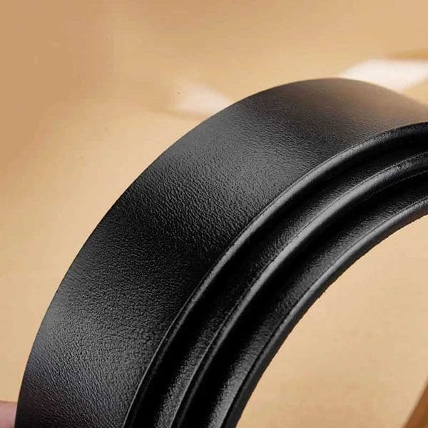 Black Brown Plus Size 130 140 150 cm No Buckle 35 cm Width Genuine Leather Belt Straps Without Automatic Buckle Waist Belts M260527