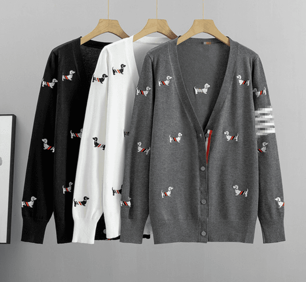 Designer Sweater Women's Autumn Cardigan letter knitting fashion Long Sleeve Women High End Jacquard Cardigan knittin