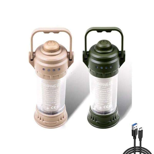 Rechargeable outdoor ultra-long battery life portable ambient lighting canopy tent camping light hanging and standing dual use S260527