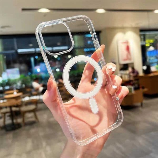 For Wireless Charge Case For iPhone 17 Pro 11 12 13 14 15 16 Pro Max Luxury Magnetic Shockproof Bumper Cover Z260528