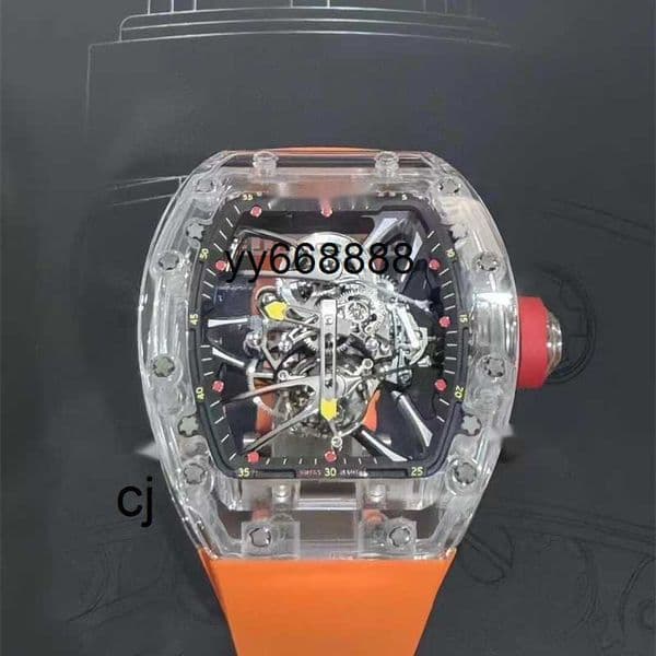 Swiss Watches Automatic Mechanical Watch 56-03 Series Transparent Crystal Luminous Waterproof Men's Wristwatch cygood SLGF