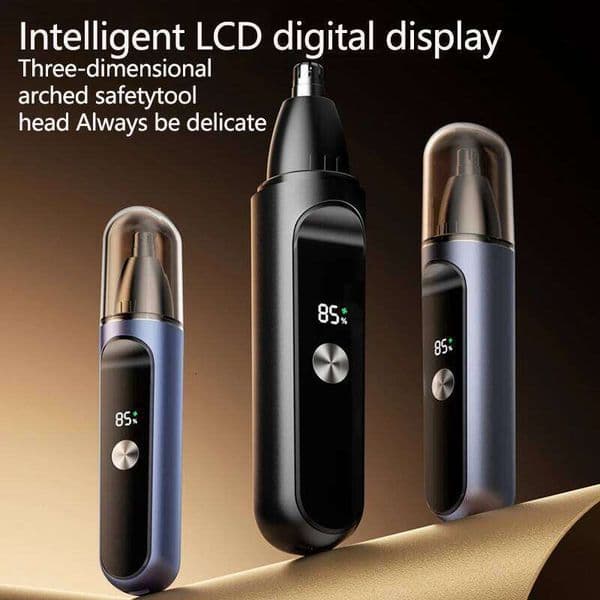 Electric Hair Intelligent LED Digital Display With Double-edged Blade Trimmer For Nose W260528