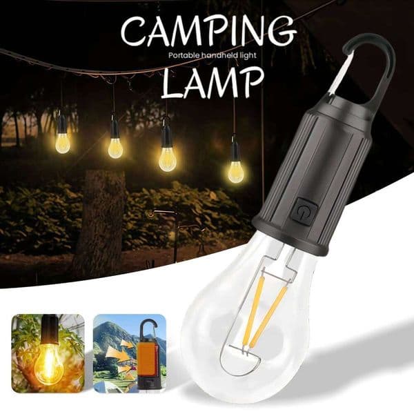 USB Camping 3 Lighting mode Rechargeable Lantern Waterproof High Bright Tent with Hook Outdoor Night Emergency Light S260527 c12