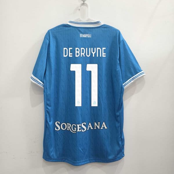 2526 Club Jersey Home Fan Version No 11 De Bruyne Lukaku Short Sleeve Football Shirt Serie A Mens L260527