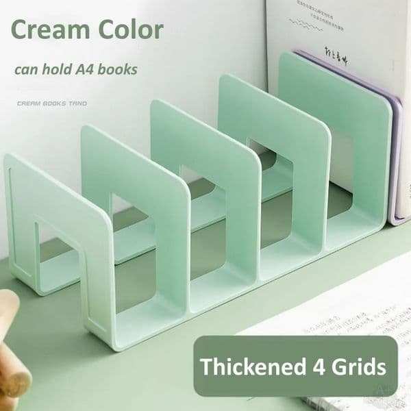 Multifunction Book Magazine Bookshelf Storage Bookends Stand Desk Organizer Holder for Books CD Files School Office Supplies 260527