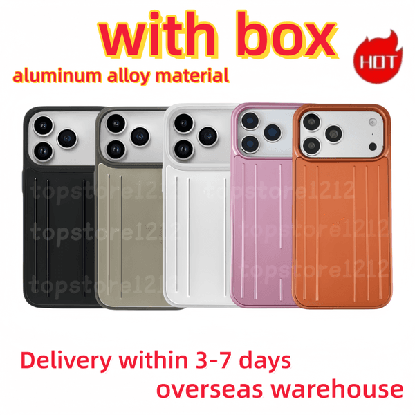 best seller Luggage designer phone case suitable for Phone17promax.16.15.14 magnetic light luxury minimalist protective case luxury