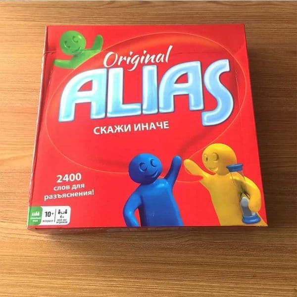 Russian ALIAS card board game family interactive puzzle childrens game chess educational toys L260528