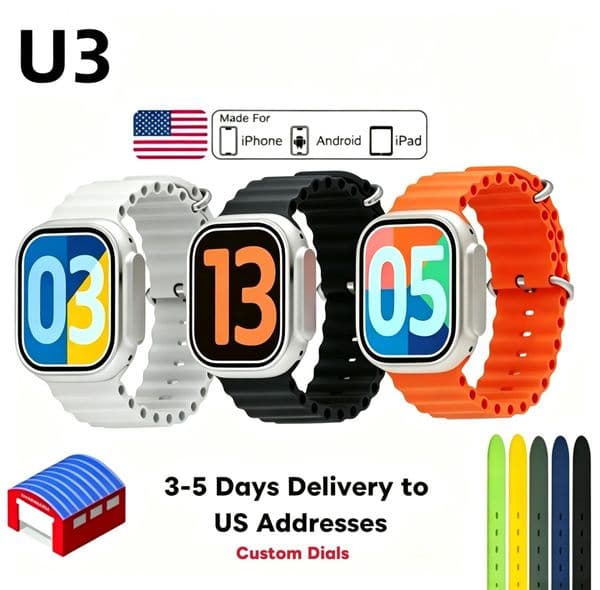 Smart watch and sports watch strap supporting dual payment, voice calls, WeChat chat and camera photography, suitable for both men and women