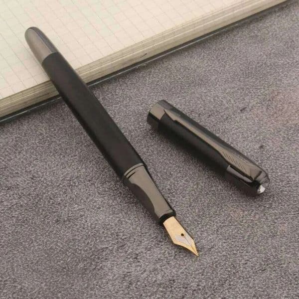 2026 cologne Wholesale 1Pc Metal Fountain Matte Black perfume Stationery Office School Supplies Writing Gift Pen Free Shipping 5