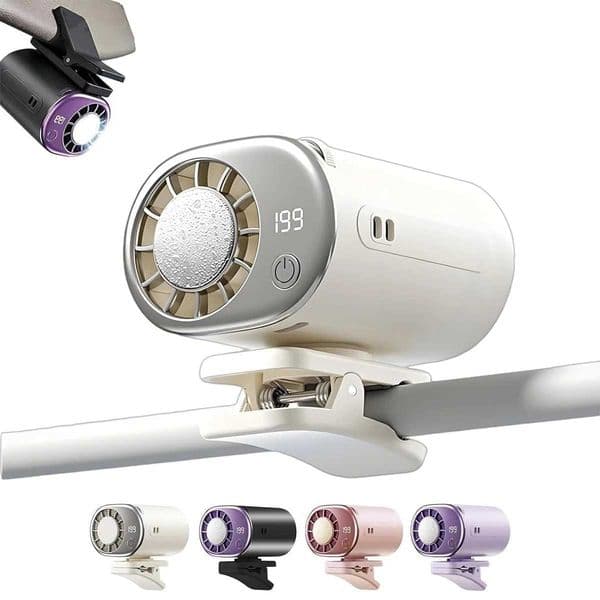 2026 New Clip Universal Ice Fan Usb High-speed Umbrella Hanging Waist Hanging Neck Cooling Fan Sumer Air Conditiontioner Fan C260528