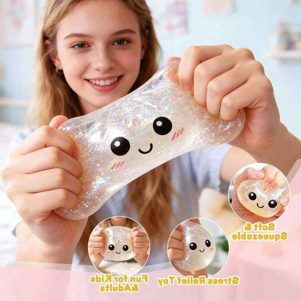 Premium Flour Bun Squishy Realistic Dumpling Stress Ball Portable Tabletop Fidget Toy M260528