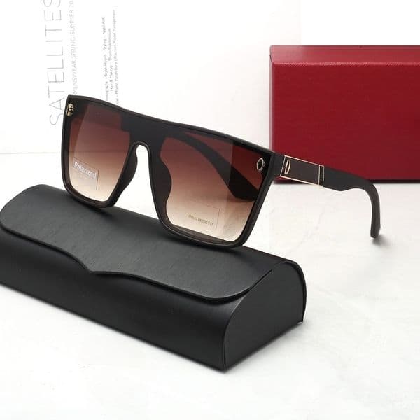 Designer Sunglasses Women Casual Oversized Polarized Sunglasses Gradient UV400 Sun Glasses Lunettes De Soleil Shield Shades for Men Women Outdoor