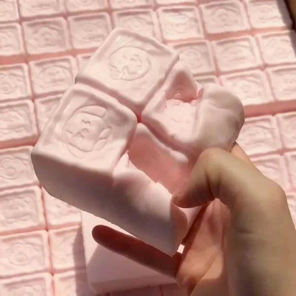 Squishy Strawberry Chocolate Milk Cube Cake Bread Squeeze Toy Soft Stress Relief Slow Rising Sensory Fidget Toys for Kids Adults Z260528