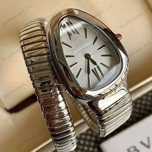 Designer 35mm 316 stainless steel material ring mouth for diamond women Ruby head Quartz watch