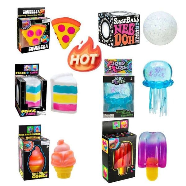 NEW Nee-doh Nice Cone Colorful Ice Cream Shaped Sensory Stress Reliever Fidget Tool Anxiety Focus for Adults & Kids 26L0528
