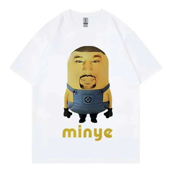 West Minye Funny Meme Graphic T Shirts Fashion Hip Hop Oversized Clothing T-shirt Unisex Pure Cotton T-shirts D260528