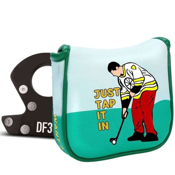 Premium Putt Cover DF3, Club Protector Putter Headcover with stylish Carton Pattern, Funny Golf Accessories for Dad 26L0528